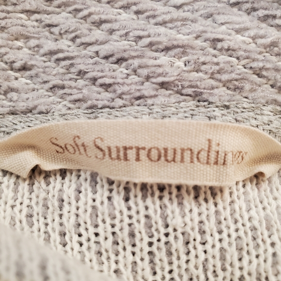 Soft Surroundings Women's Gray‎ Langley Cowl Neck Pullover Tunic Sweater - Picture 7 of 9